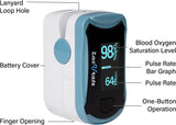 Zacurate 500G Fingertip Pulse Oximeter (Arctic Blue)