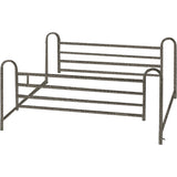 Semi-Electric Hospital Bed with Foam Mattress and Bed rail
