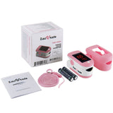 Zacurate 500DL Pro Series Fingertip Pulse Oximeter (Blushing Pink) - Med Shop and Beyond