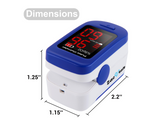 Zacurate 500BL Fingertip Pulse Oximeter Blood Oxygen Saturation Monitor - Med Shop and Beyond